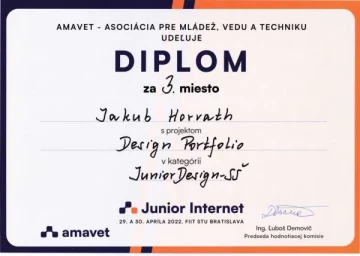 Junior Internet 2022 – 3. miesto