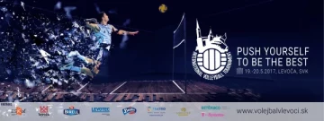 Dizajn študentky použitý na volejbalovú kampaň v Levoči 2017